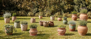 Red Terracotta Planters