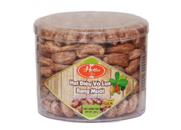 Dry roasted cashew nuts with skin 420g