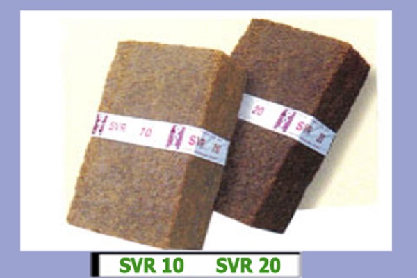 SVR10 and SVR20 rubber