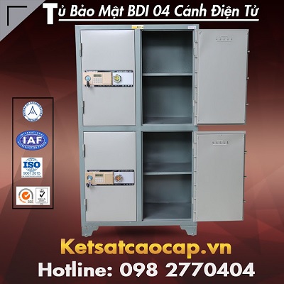 4-Compartment Digital Lock Security Safe