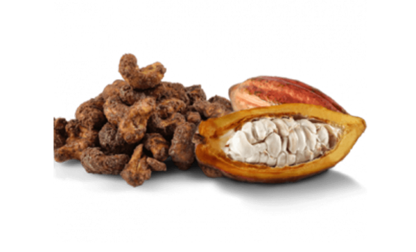 Aztecs cocoa flavored roasted cashew nuts