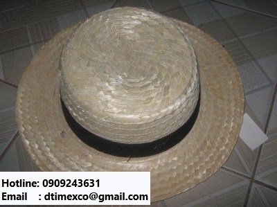 Straw Canotier Hat