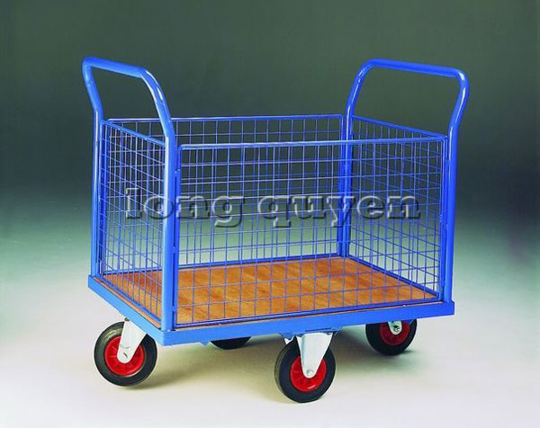 Platform Trolley With Mesh Sides