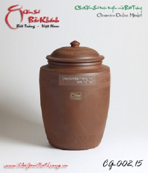 Ceramic rice container