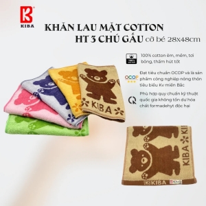 KIBA Cotton Face Towel – Three Little Bears
