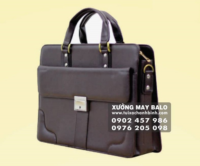 Leather office briefcase