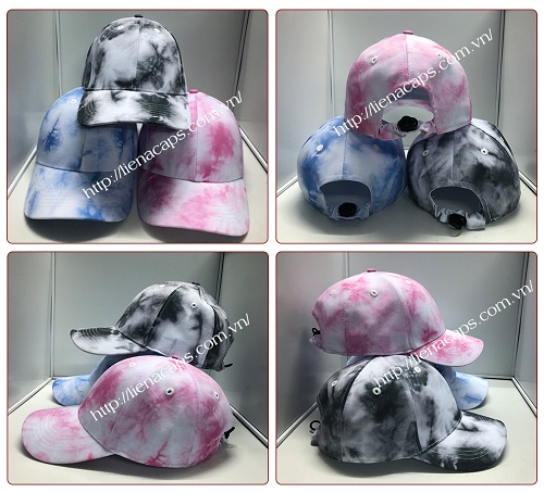 IMG-009 6-Piece Tie-Dye Hat