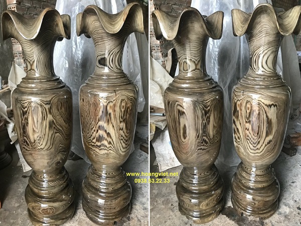 Wooden great vase