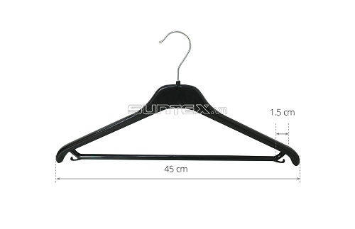 39.5cm Coat Hanger Stand Thick Plastic Hangers Plastic Cloth Hanger - China  Hangers and Plastic Hangers price