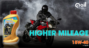 QOil Higher Mileage Motorcycle Oil