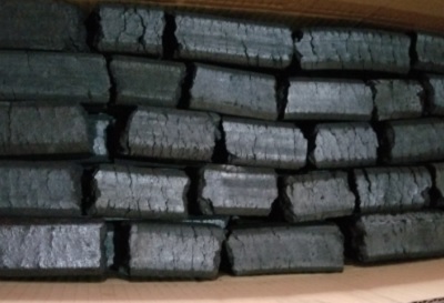 Square Sawdust Charcoal