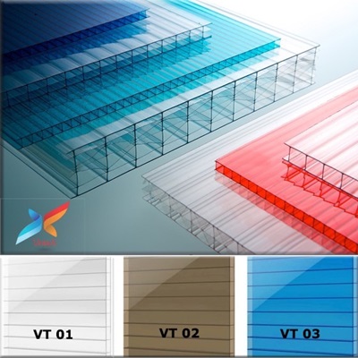 Hollow Polycarbonate Vintech Smart Plastic Roofing Sheet