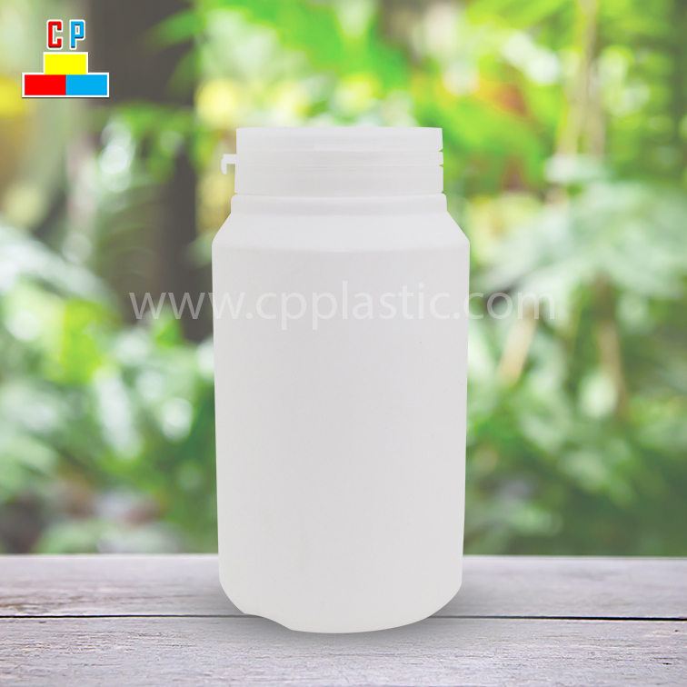 HDPE Plastic Pill Bottle With Snap Cap