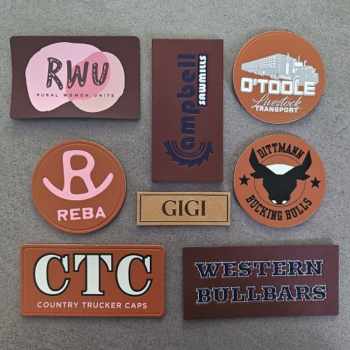Leather Label, Faux Leather Label
