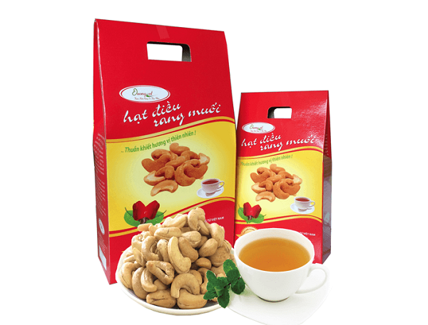 Salted roasted cashew nuts without silk cover
