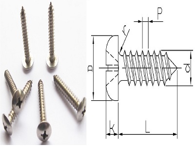 Round Wood Screw