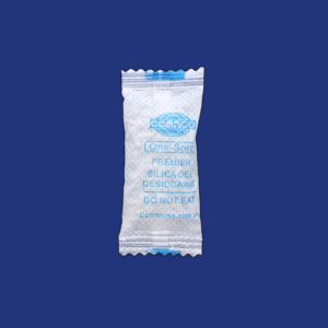 Silica Gel 3g – Non-Woven Fabric with Logo – Blue