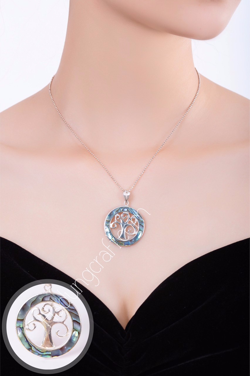 Pearl Mosaic Silver Jewelry