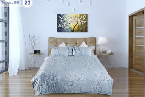 Bamboo Mint bedding set