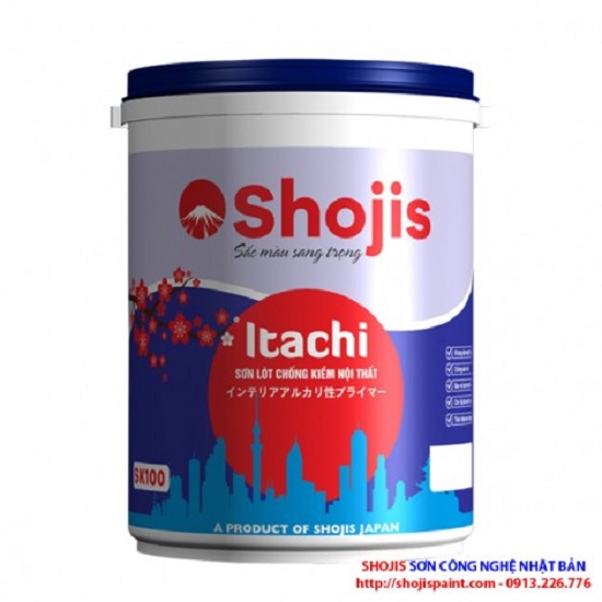 Shojis Itachi alkali-resistant interior primer