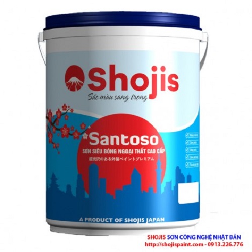 Shojis Santoso high-gloss exterior paint