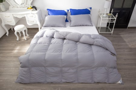 Down Quilted 100% Cotton, Goose Down