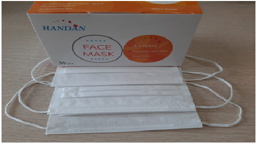Cleanroom 3 Layers Face Mask