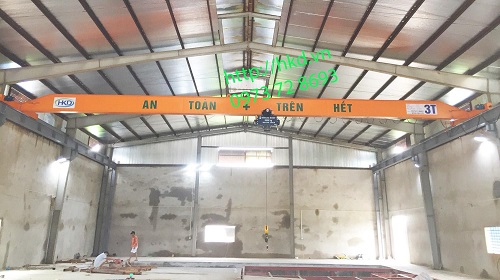 Single Girder 3 Ton x 14 Meter Overhead Crane