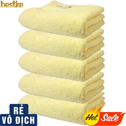 28x48cm Yellow Cotton Towels