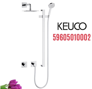 Keuco Ixmo Wall-Mounted Shower Set With Sliding Bar