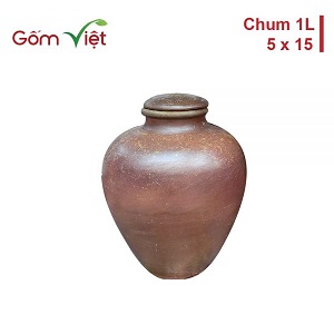 Decorative faience jar