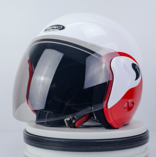 GRO White 3/4 Helmet