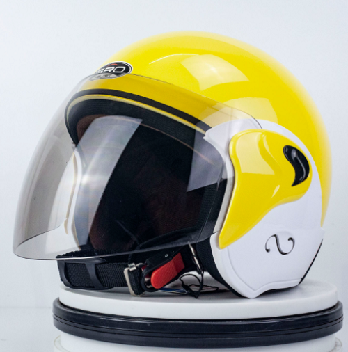 T318 V1 Yellow 3/4 Helmet