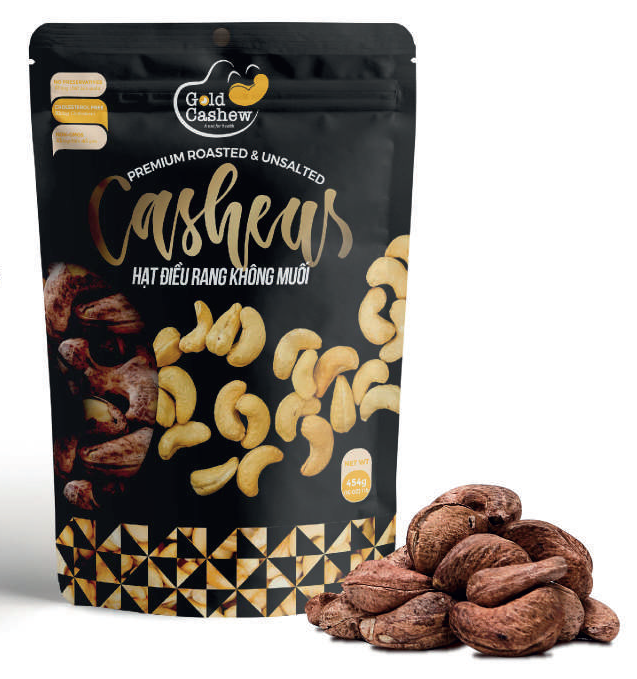 Natural roasted & unsalted cashews with husk