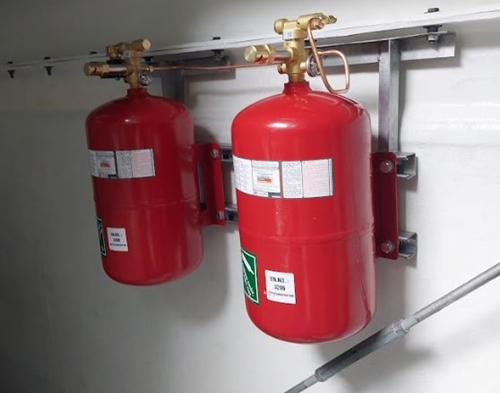 Automatic Gas Fire Suppression System with HFC-227EA (FM-200)/FK-5-1-12 (NOVEC 1230)