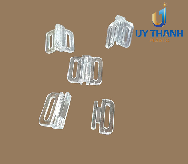 Transparent White Plastic Bra Hook