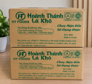 HT Foods Dried Wonton Wrappers 5kg – 500g x 10 Packs