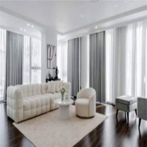 Korean Double Layer Fabric Curtain
