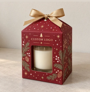 Christmas Candle Window Box