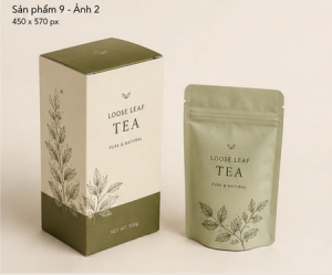 Loose Leaf Tea Packaging Box