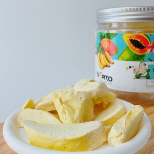 Whole-Piece Freeze-Dried Durian
