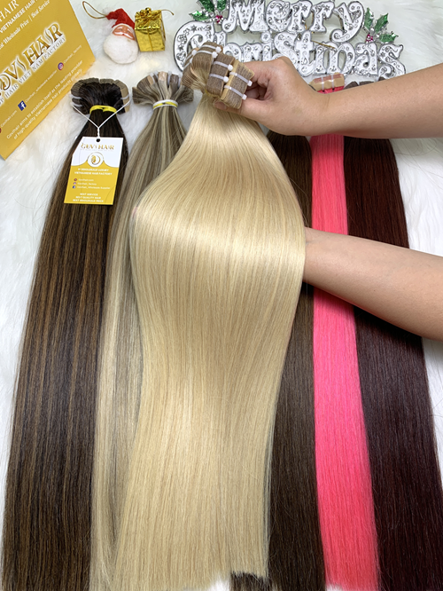 Tape In Hair Extensions Blonde Color