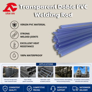 Transparent Double PVC Welding Rod