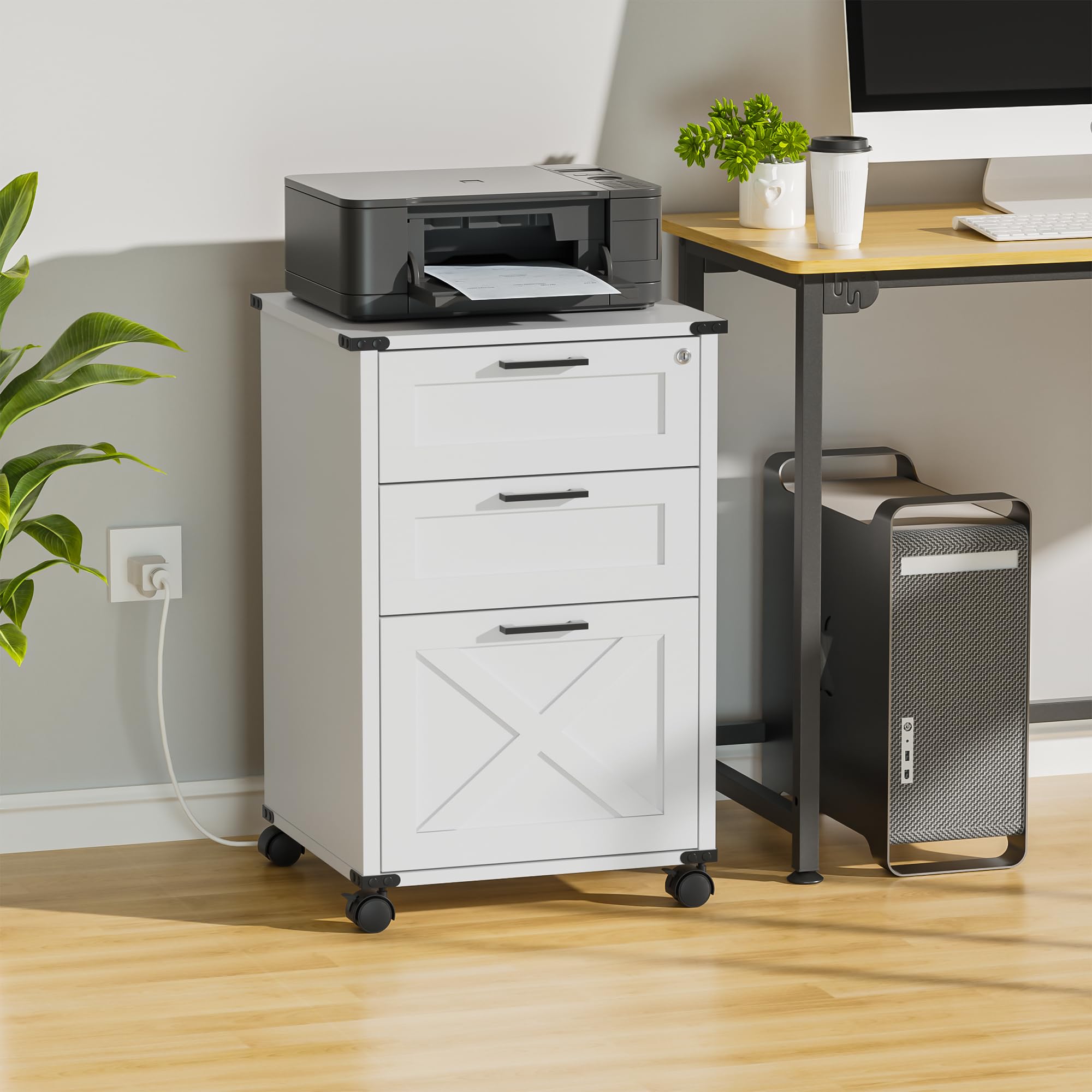 Lockable Mobile File Cabinet HH41161