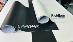 White Plain Vinyl Flooring